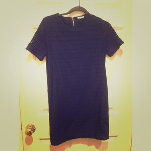 Navy blue Gap eyelet shift dress